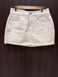Falda Jeans blanca