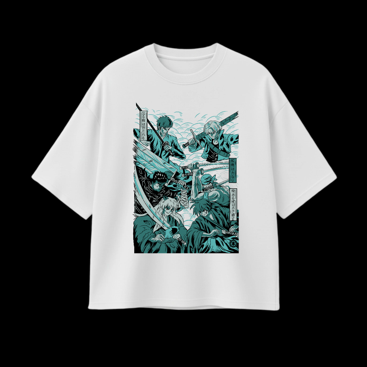 Camisa Basica estampada Hombre Oversize