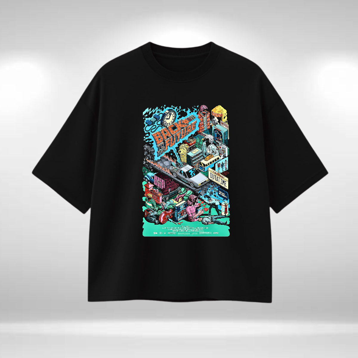 Camisa Basica estampada Hombre Oversize
