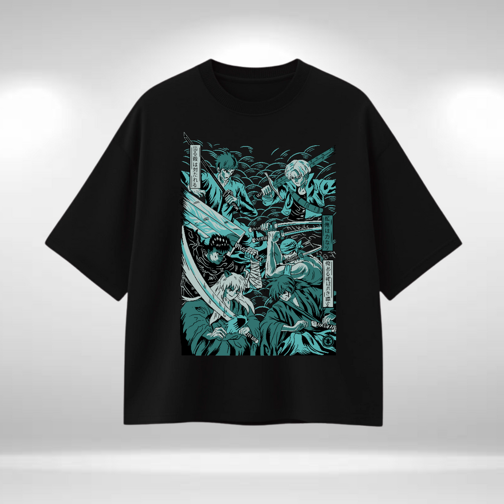 Camisa Basica estampada Hombre Oversize