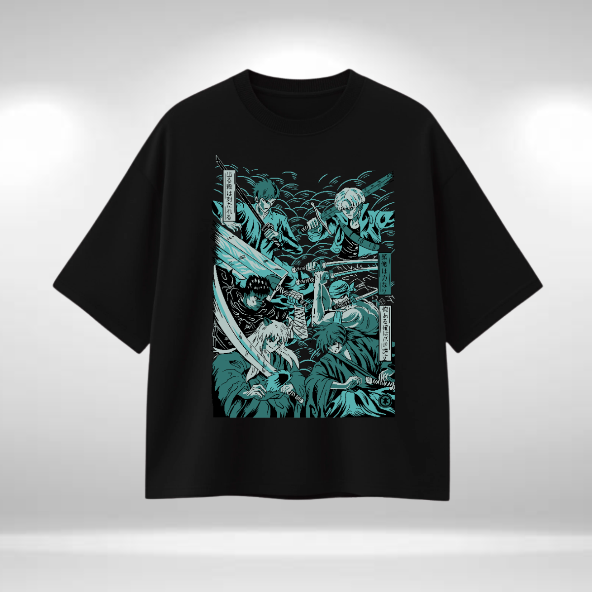 Camisa Basica estampada Hombre Oversize