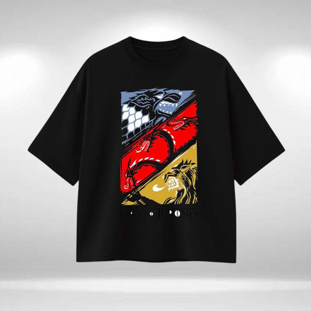 Camisa Basica estampada Hombre Oversize