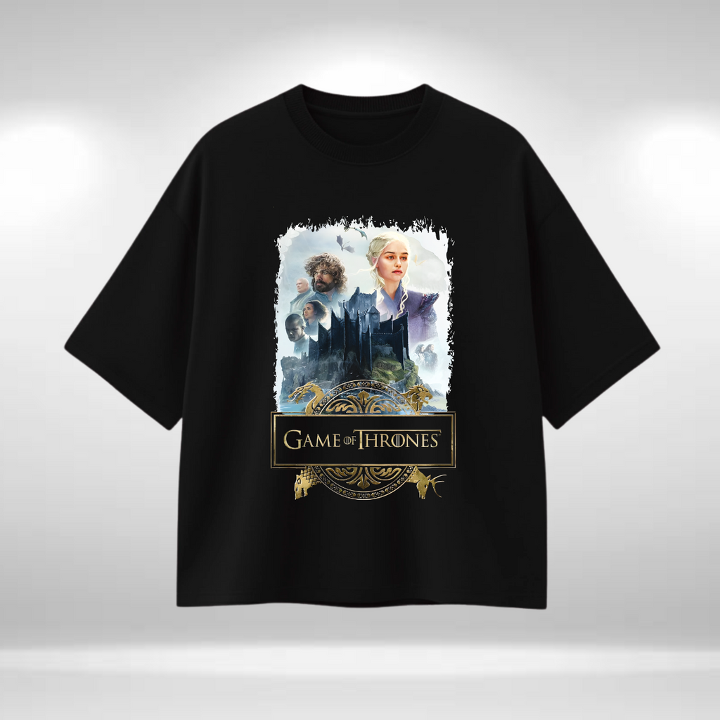 Camisa Basica estampada Hombre Oversize