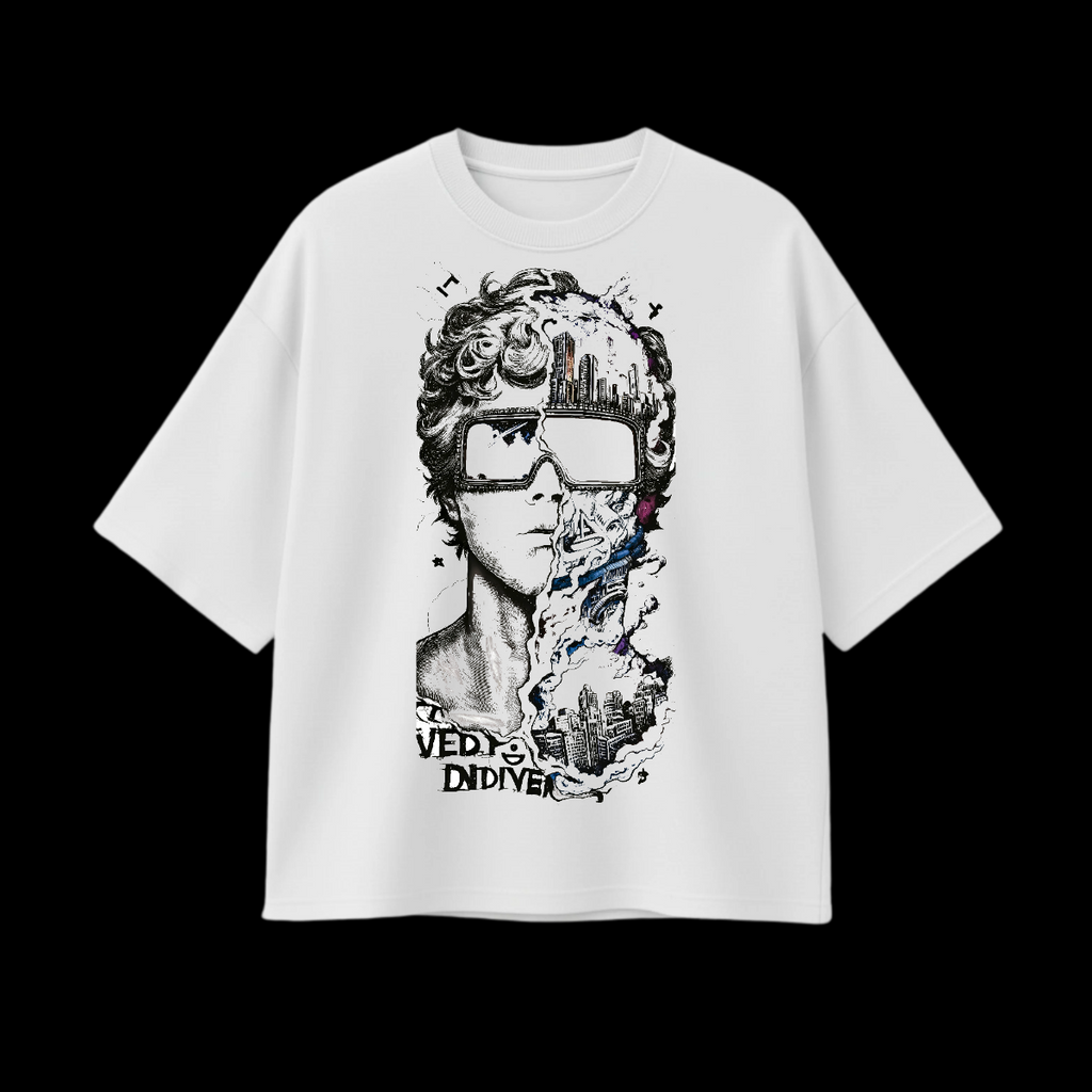 Camisa Basica estampada Hombre Oversize
